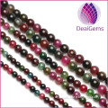 wholesale price 3A quality natural 12mm tourmaline round beads loose gemstone beads